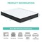 Breathable Memory Foam Bed Mattress Medium Firm for Pressure Relieve